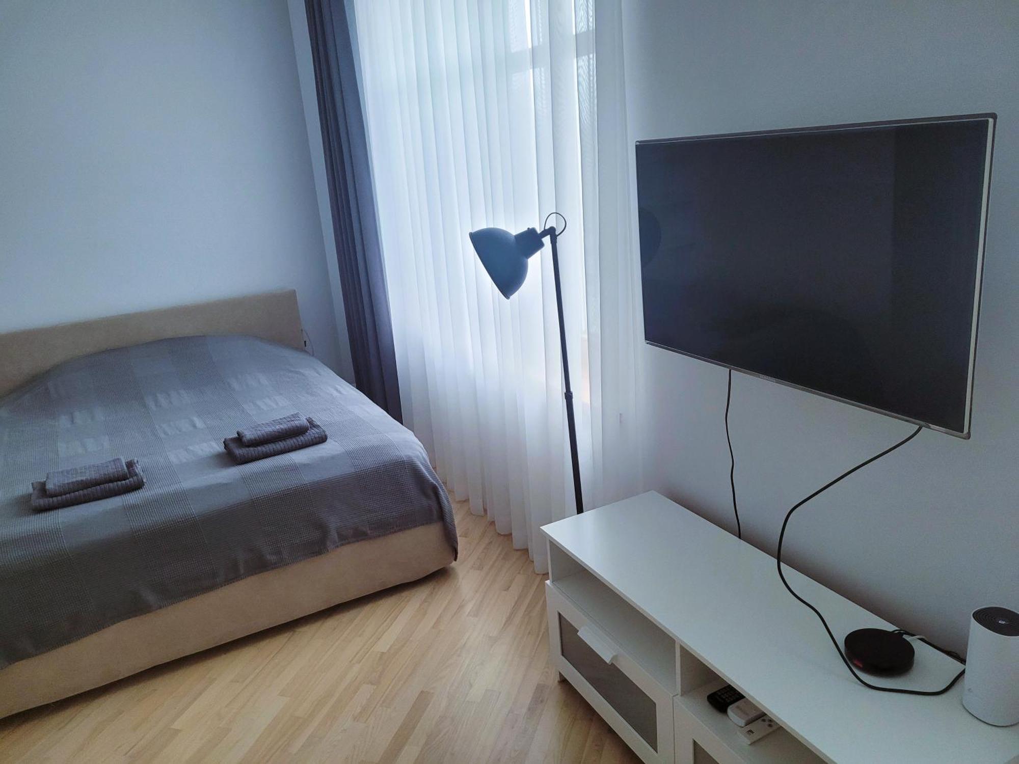 Great View Studio, Self Check In, Free Parking Klaipeda Bagian luar foto